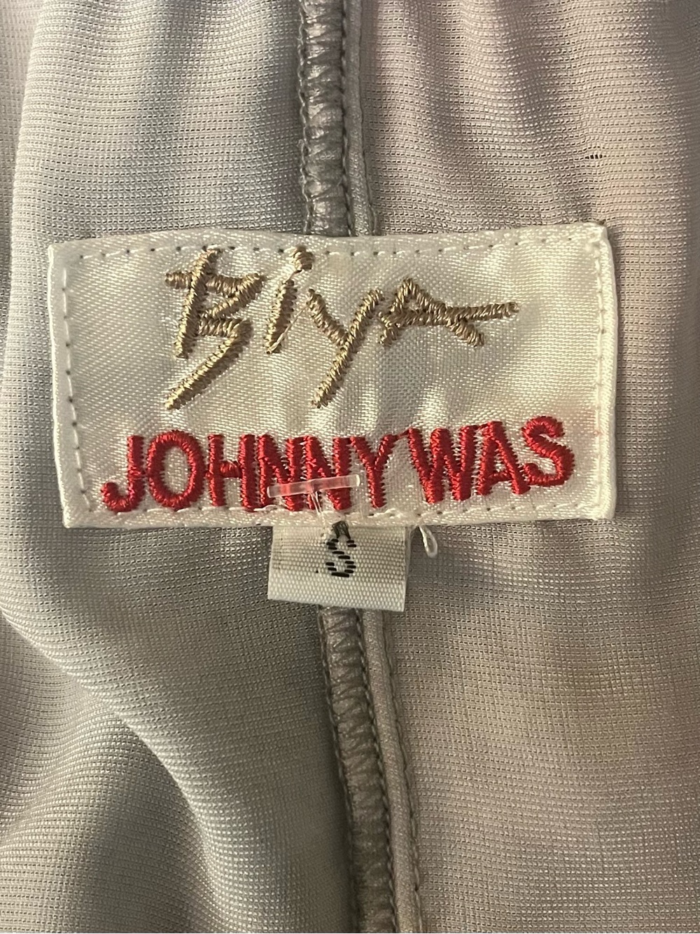 Johnny Was Pastel Pink and Light Blue Boho Dress - Picture 7 of 8